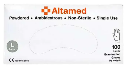 ALTAMED LATEX PUTIH L @100 (DOS=10)